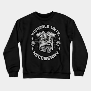 Concealed Threads Original Branded Logo Crewneck Sweatshirt